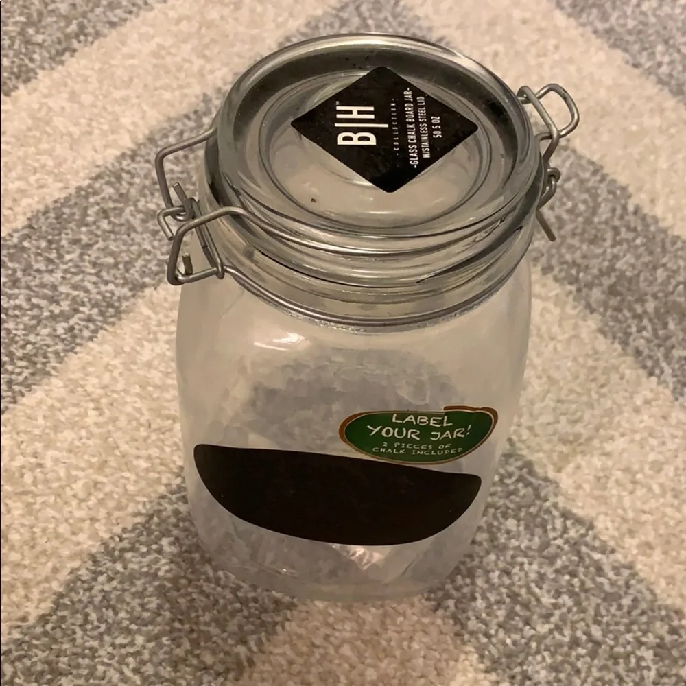 Chalk Board Jar